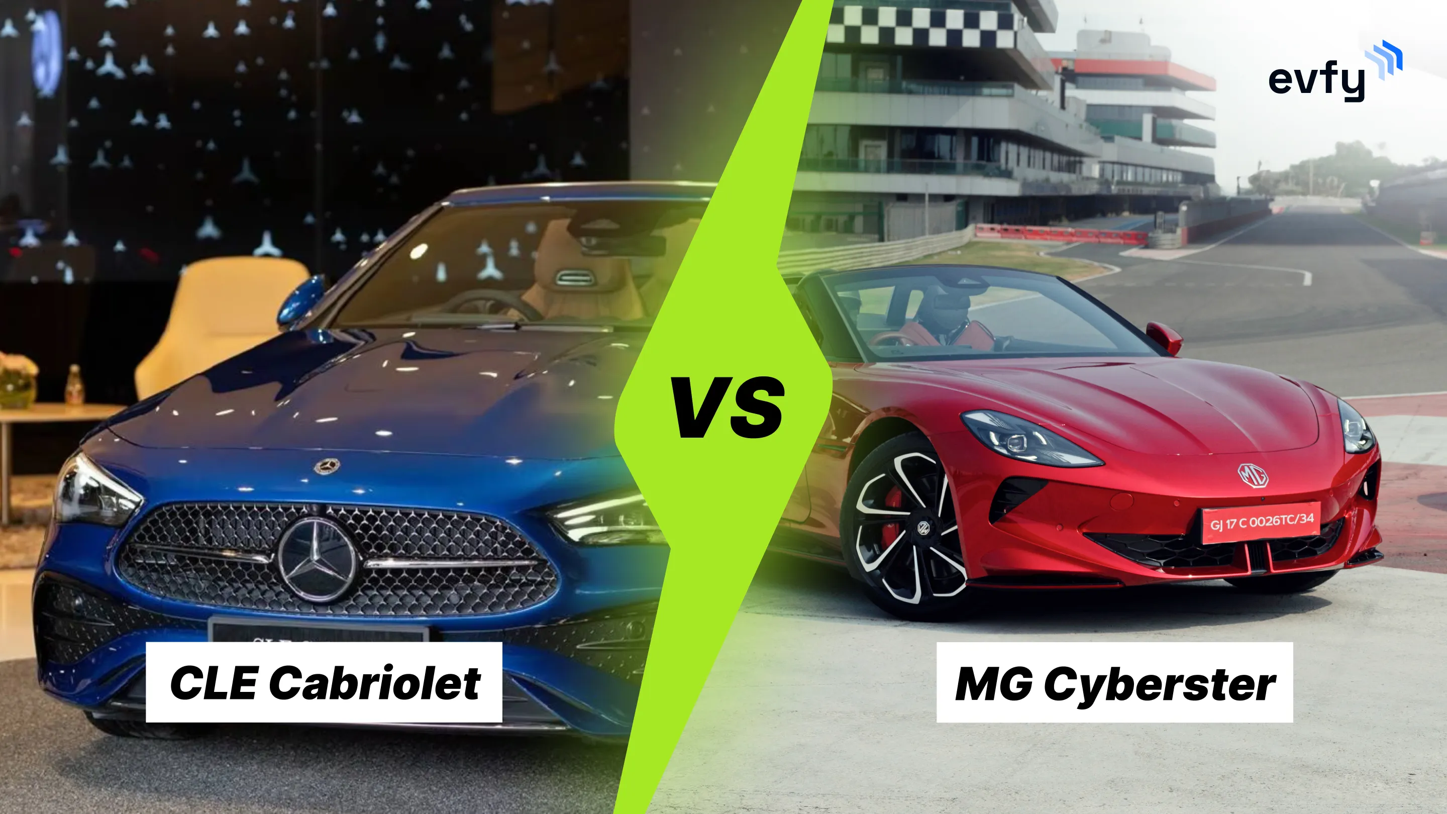 MG Cyberster vs Mercedes-Benz CLE Cabriolet Comparison: Price, Features, Range & More